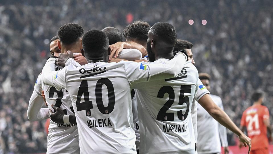 Beşiktaş, galibiyet serisini 5 maça çıkardı