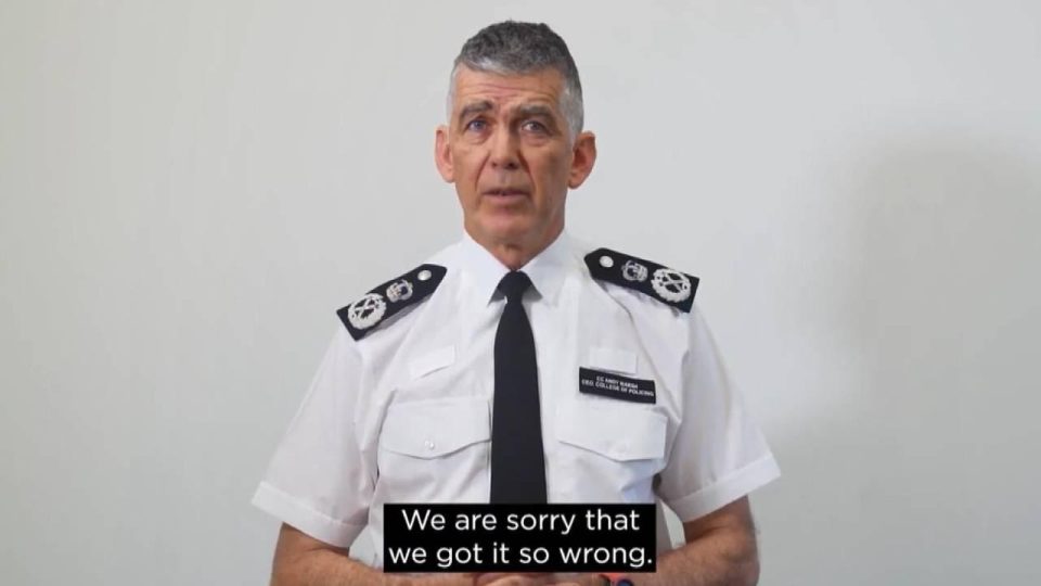 İngiliz polisi 34 yıl sonra özür diledi