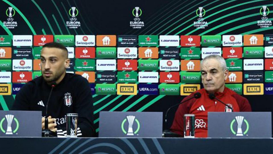 Beşiktaş’ta Rıza Çalımbay ve Cenk Tosun soruları yanıtladı